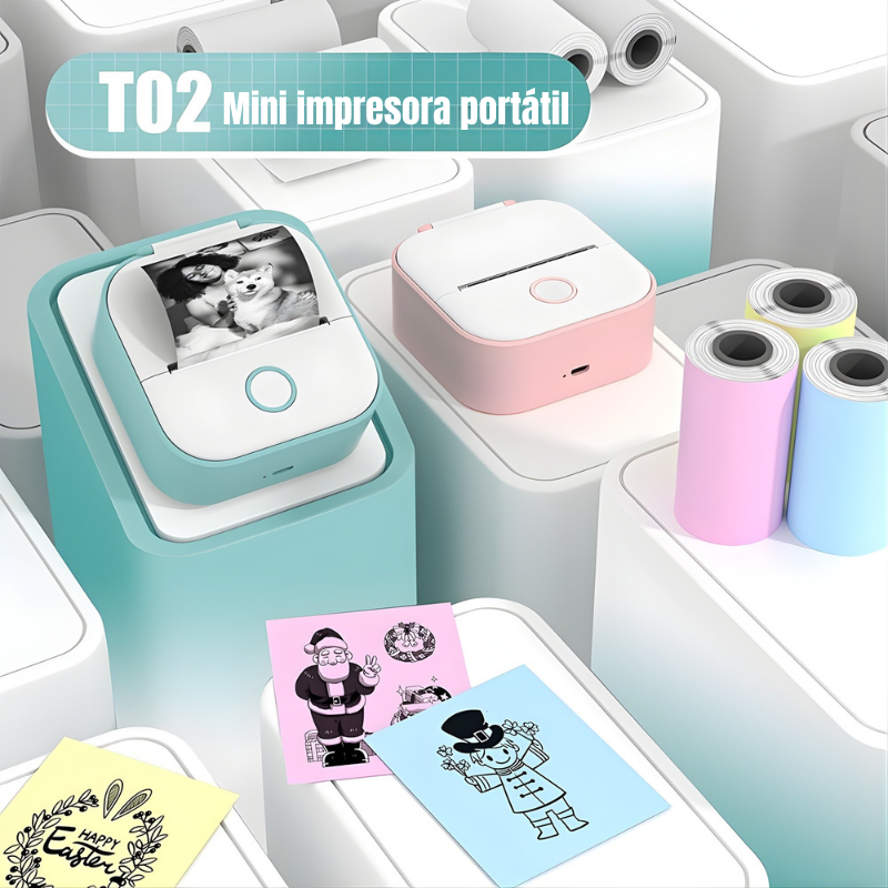 T02 Phomemo mini impresora térmica